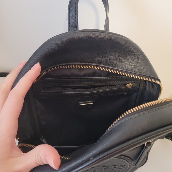 GUESS Black Small Backpack - Picture 6 of 8